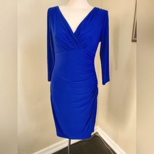 RALPH LAUREN Long-Sleeve Blue dress size 4
